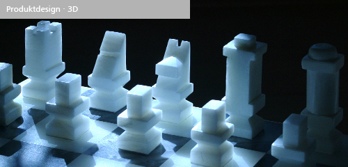 Produktdesign Schachspiel, handmade
